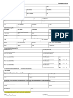 Ficha de Admissão e Documentação