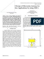 Simulation and Design of Microstrip Antenna For Various Wireless Applications by Using SRR's