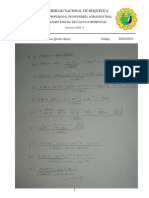 2do Examen Parcial Calculo