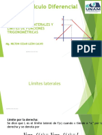 2-Límites Laterales. Límites de Funciones Trigonométricas