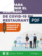 Restaurante guía Covid-19