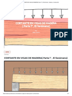 CORTANTE EN VIGAS DE MADERA (Parte 1º, El Fenómeno) - Madera y Construcción