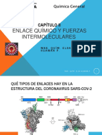 Enlaces químicos en el coronavirus