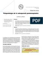 Fisiopatología de La Osteoporosis Posmenopáusica
