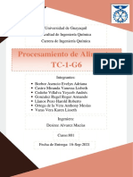 TC 1 Aditivos Procesamiento de Alimentos Grupo 6 801