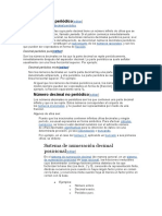 Decimal periódico: puro, mixto y no periódico