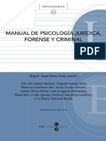 Manual Psicología Jurídica, Forense y Criminal