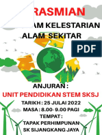 Buku Program Perasmian Program Kelestarian