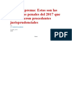 Sentencias 2017 - Jurisprudencia Penal