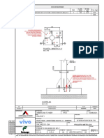 Projeto de base para mastro de concreto armado