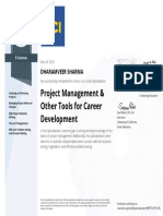 Project Management & Other Tools For Career Development: Dharamveer Sharma