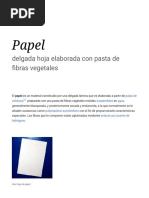 Papel - Wikipedia, la enciclopedia libre