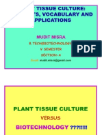 Plant Tissue Culture