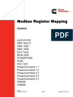 Modbus Modbus Register Register Mapping Mapping: Control