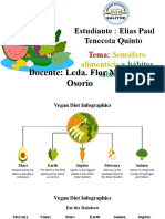 Vegan Diet Infographics Solar System