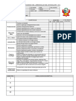 +formato - Informe de Progreso Del Aprendizaje Del Estudiante