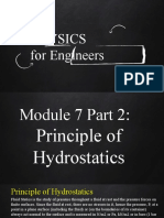  M11 - Principle of Hydrostatics