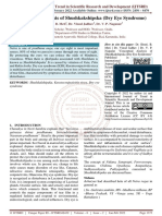 Conceptual Analysis of Shushkakshipska Dry Eye Syndrome