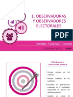 Presentación 1. Observadores y Observadoras Electorales