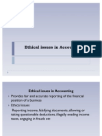 Ethical Issues in Accounting and Finance