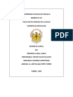 Informe Charla - Consumo de Drogas-Dile No A Las Drogas 07junio2021