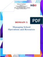 Managing School Operations and Resources: Domain 2