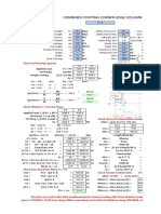 Combined Footing Corner-Edge Column