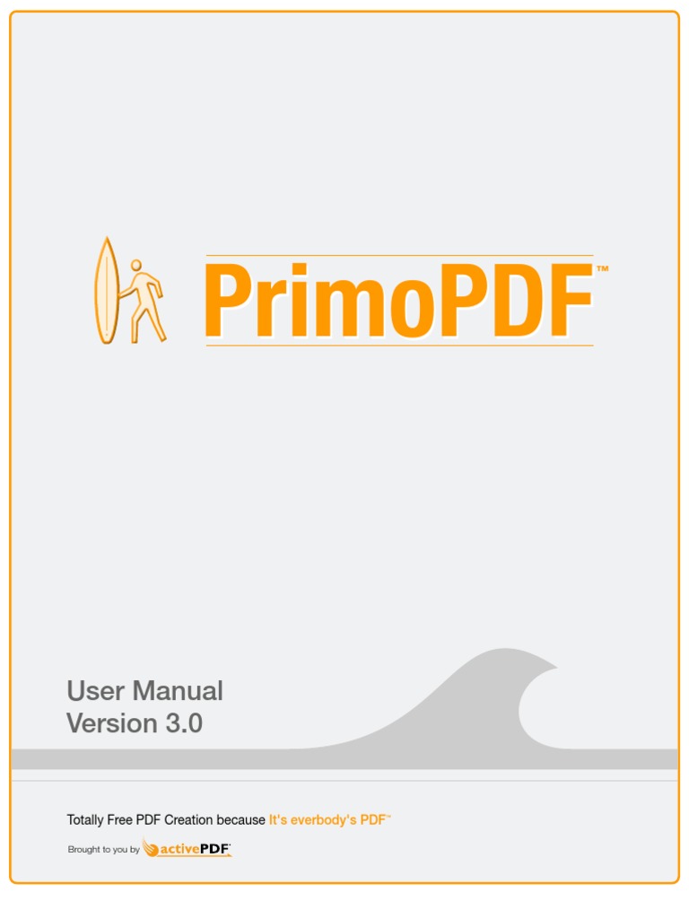 PrimoPDF 3-0 Manual | PDF