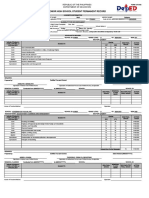 Senior High School Student Permanent Record: Republic of The Philippines Department of Education