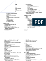 Bar Review Pointers