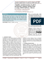 Study of The Stability and Deformation of A RCC Chimney and Masonry Chimney During Wind Turbulence Using ANSYS Software Review