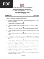 Digital System Design Question Paper