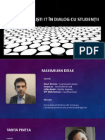 Specialiști IT În Dialog Cu Studenții