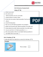 G1 Entrance Assessment - AK