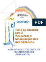 Plano de Atuação para A Recuperação e Consolidação Das Aprendizagens - 2020 - 2021