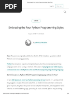 Embracing The Four Python Programming Styles: John Paul Mueller