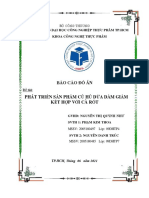 Báo Cáo Đồ Án: Trường Đại Học Công Nghiệp Thực Phẩm Tp.Hcm Khoa Công Nghệ Thực Phẩm