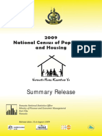 Summary Release: 2009 National Census of Population and Housing