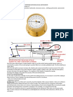 Shipborne Meteorological Instruments, PDF, Metrology