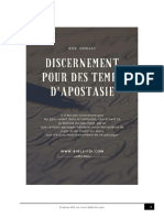 Discernement Pour Des Temps D Apostasie