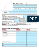 Field Service Jsa: Prepare Yes / No / NA