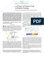 A Study of Types of Sensors Used in Remote Sensing