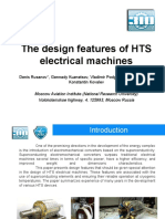 The Design Features of HTS Electrical Machines