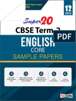 English Super 20 Sample Papers Term 2 Class 12 WWW - EXAMSAKHA.IN PDF