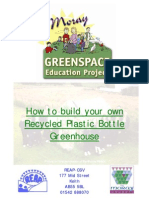 How to build a Recycled Plastic Bottle Greenhouse in 8 easy steps