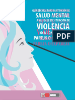 Salud Mental: I I V Olenc A