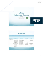 NE 364 Engineering Economy: Money-Time Relationships and Equivalence (Part 2: Uniform Series)