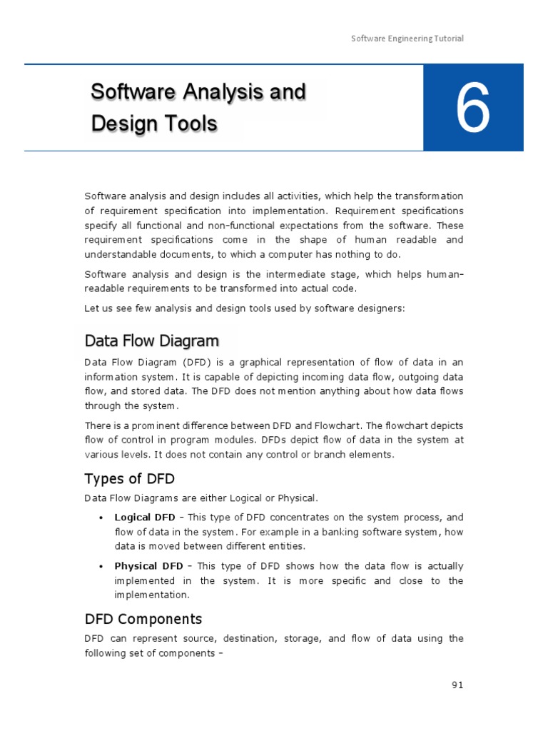 Software Analysis An Design Tools | PDF | Conceptual Model | Software