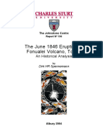 The June 1846 Eruption of Fonualei Volcano, Tonga: An Historical Analysis