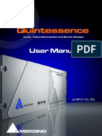 Quintessence AV Case User Manual 1.32